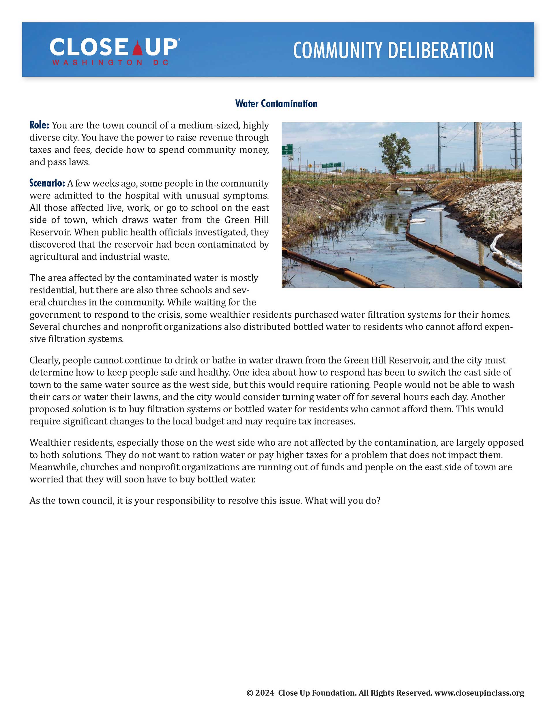 SCENARIO---Community-Deliberation---Water-Contamination